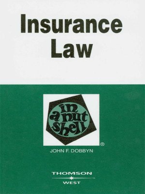 cover image of Insurance Law in a Nutshell, 4th